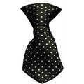 Unconditional Love Dog Neck Tie Swiss Dot Black UN797160